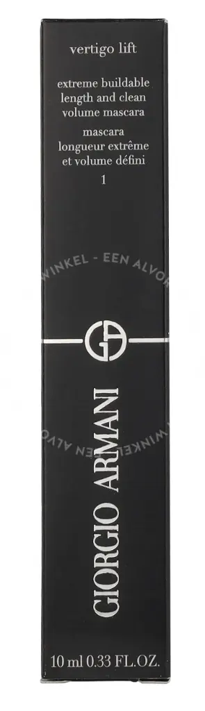 Armani Vertigo Lift Extreme Length Mascara 10ml Obsidian Black 1 - Afbeelding 5
