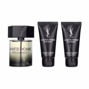 YSL La Nuit De L'Homme Giftset 200ml Edt Spray 100ml/2x Shower Gel 50ml