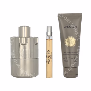 Azzaro Wanted Giftset 185ml Edp Spray 100ml/Shower Gel 75ml/Edp Spray 10ml