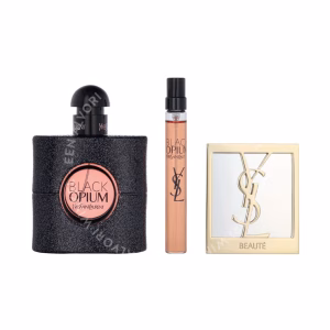 YSL Black Opium Giftset 60ml Edp Spray 50ml/Edp Spray 10ml/Mirror