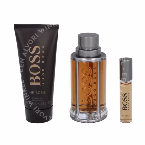 Boss The Scent Giftset 210ml Edt Spray 100ml/Shower Gel 100ml/ Edt Spray 10ml