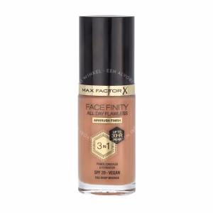 Max Factor Facefinity All Day Flawless 3 In 1 Foundation 30ml C82 Deep Bronze