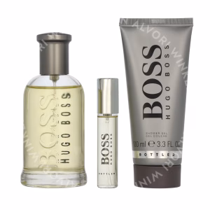 Boss Bottled Giftset 210ml Edt Spray 100ml/Edt 10ml/Shower Gel 100ml