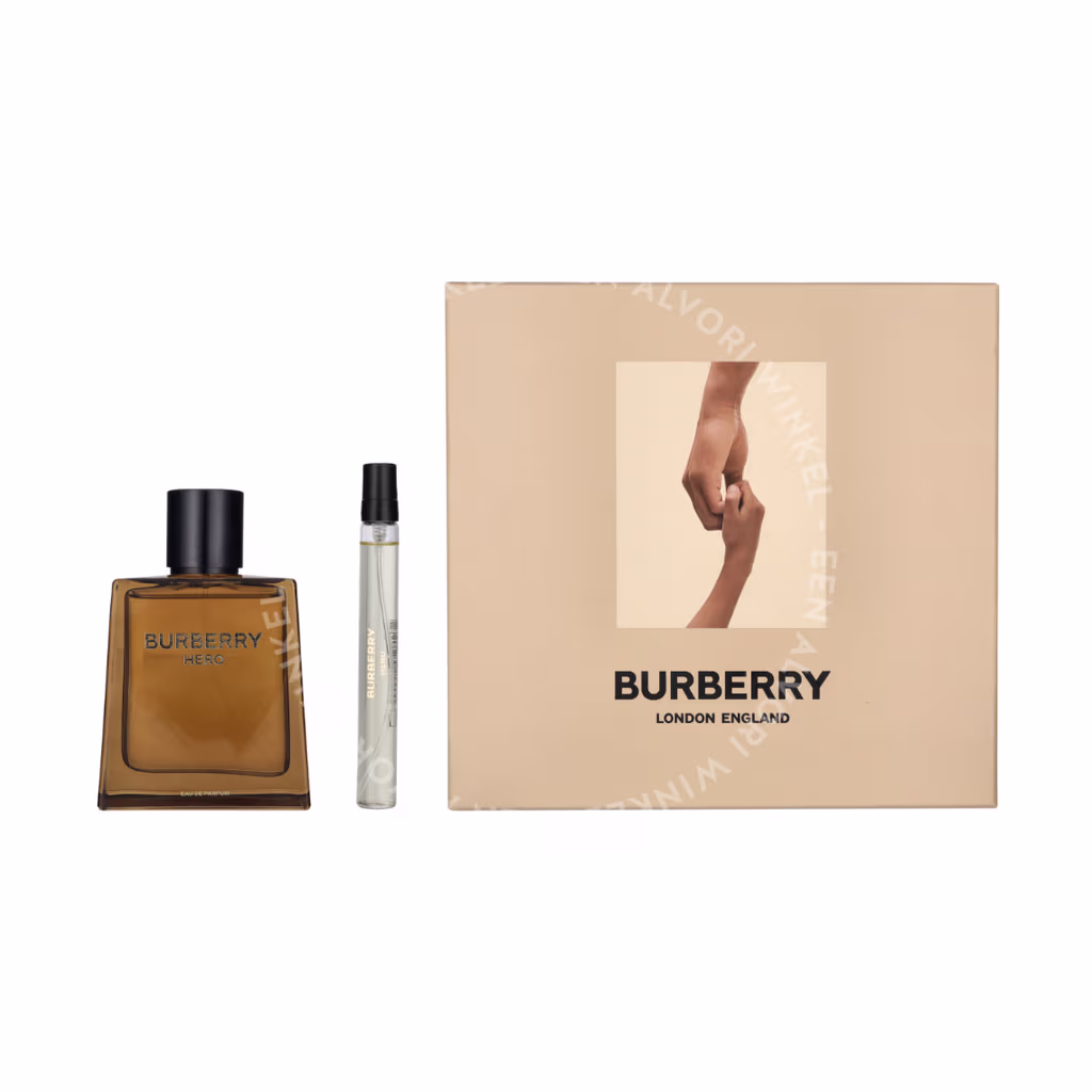 Burberry Hero Men Giftset 110ml Edp Spray 100ml/Edp Spray 10ml - Afbeelding 3