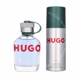 Hugo Man Giftset 225ml Edt Spray 75ml/Deodorant Spray 150ml