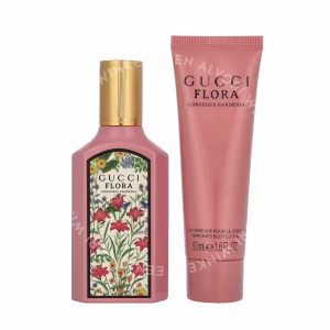 Gucci Flora Gorgeous Gardenia Giftset 100ml Edp Spray 50ml/Body Lotion 50ml