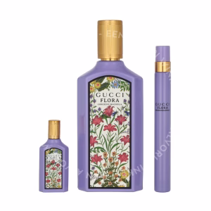 Gucci Flora Gorgeous Magnolia Giftset 115ml Edp Spray 100ml/Edp Spray 10ml/Miniature 5ml