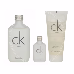 Calvin Klein CK One Giftset 215ml Edt Spray 100ml/Body Wash 100ml/Edt Spray 15ml