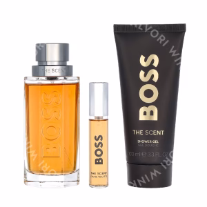 Boss The Scent Giftset 210ml Edt Spray 100ml/Shower Gel 100ml/Edt Spray 10ml