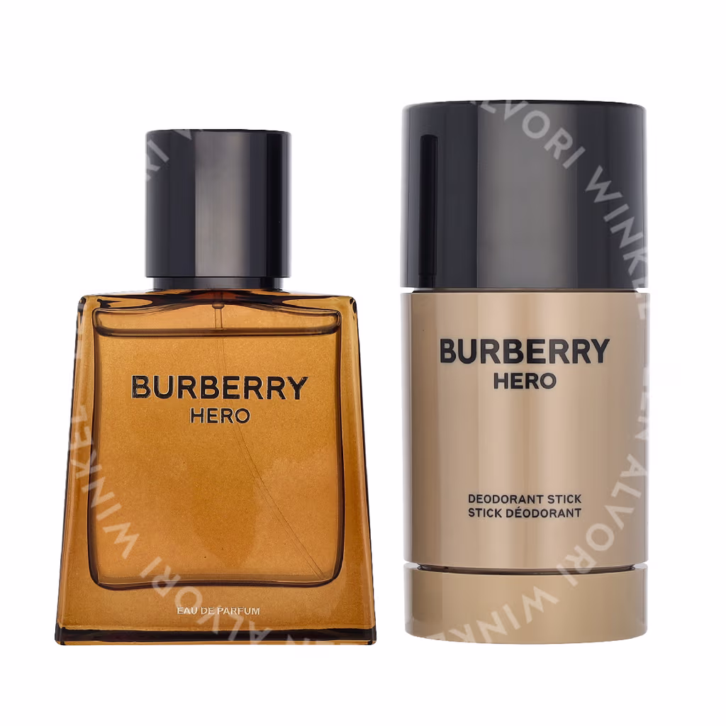 Burberry Hero Giftset 125ml Edp Spray 50ml/Deo Stick 75ml