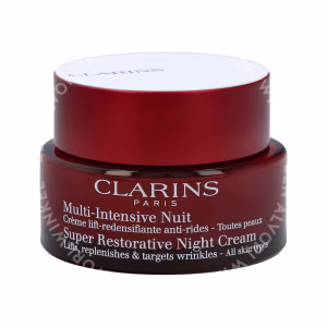 Clarins Super Restorative Night Cream Lifts Replenish & Target Wrinkles - All Skin Types 50ml