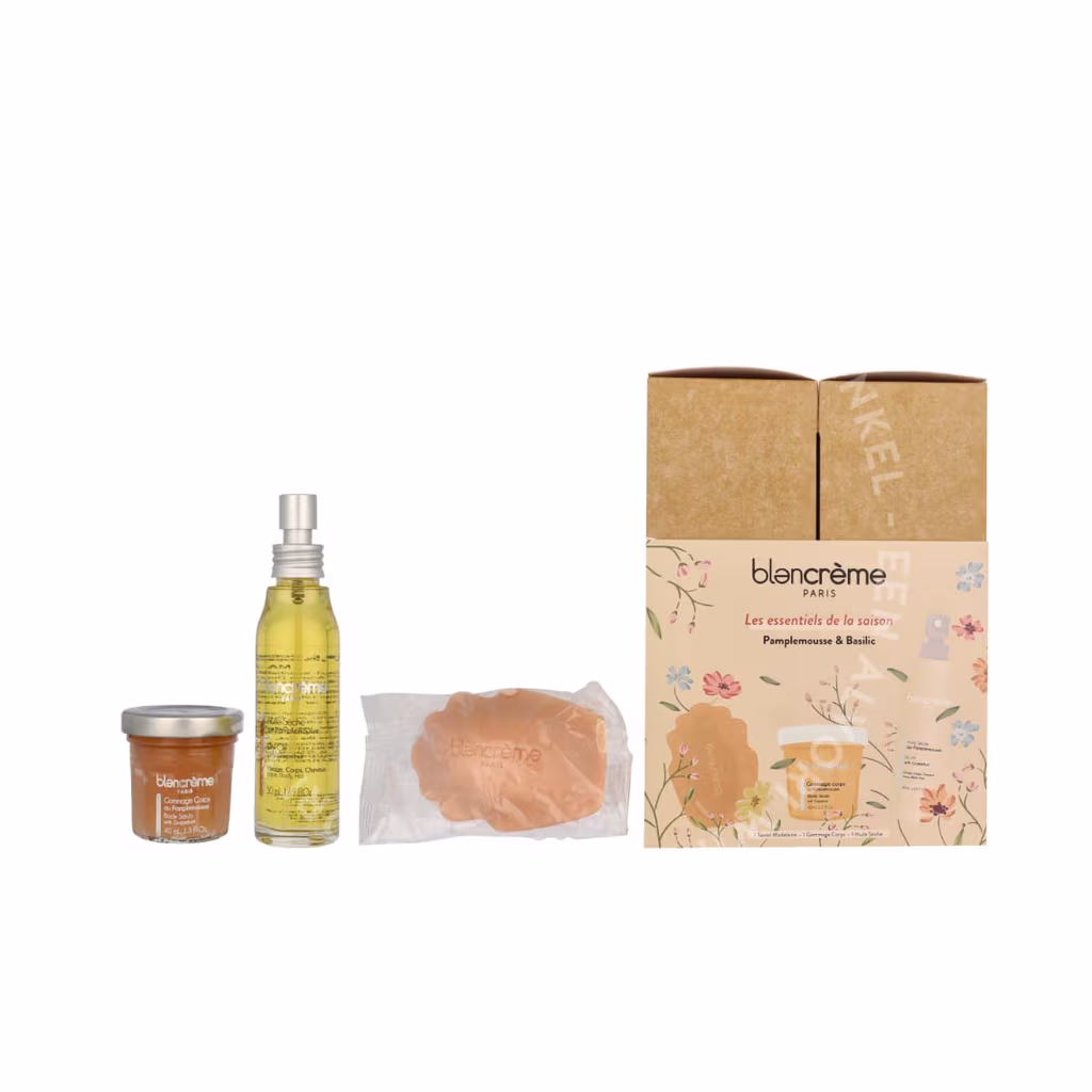 Blancreme Body Essentials Trio Set 160ml Dry Oil 50ml/Grapefruit Scrub 40ml/Grapefruit Soap 70gr - Afbeelding 3