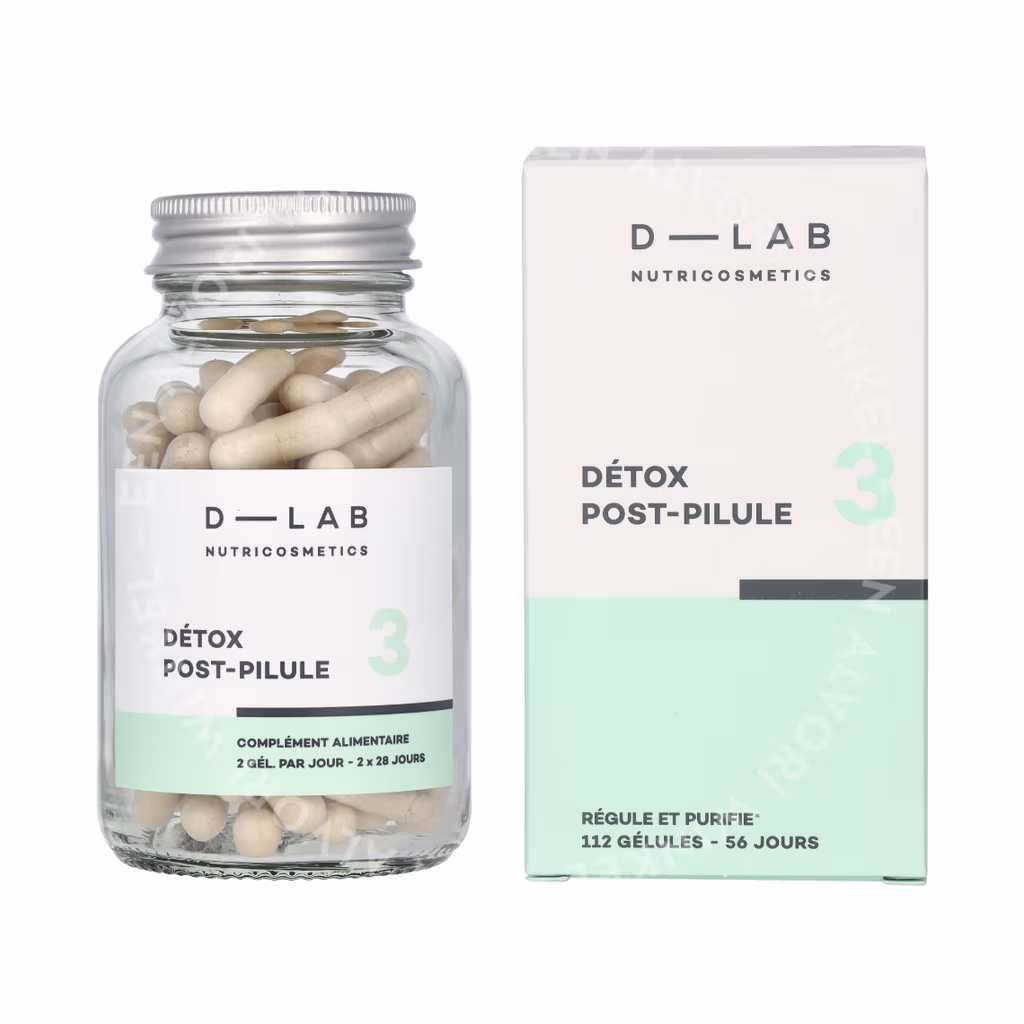 D-Lab Detox Post-Pilule 3 Capsules 112stuk 56 Jours x 2 Capsules - Afbeelding 3