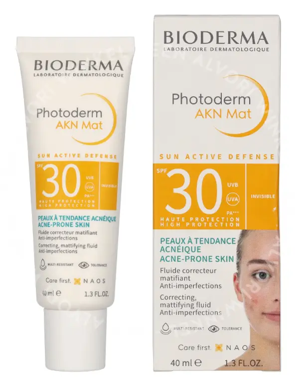 Bioderma Photoderm Akn Mat Fluide SPF30 40ml - Afbeelding 4