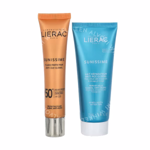 Lierac Sunissime Protective SPF50+ Age Set 115ml Face Fluid 40ml/After Sun Milk 75ml