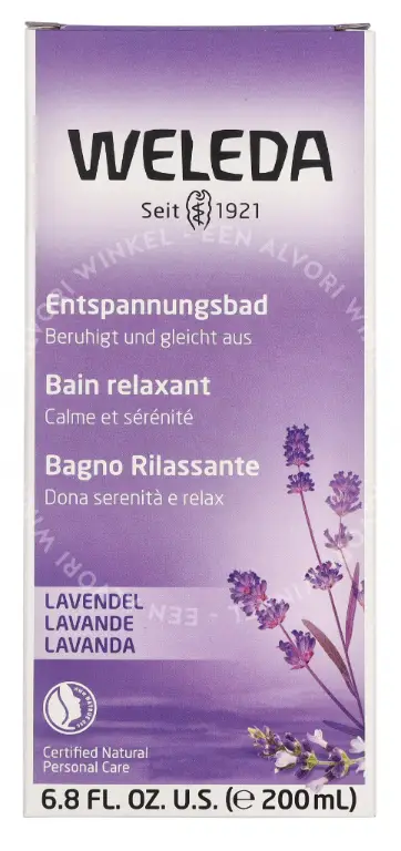 Weleda Lavender Relaxing Bath Milk 200ml - Afbeelding 5