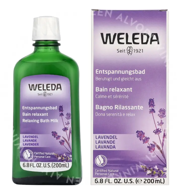 Weleda Lavender Relaxing Bath Milk 200ml - Afbeelding 4