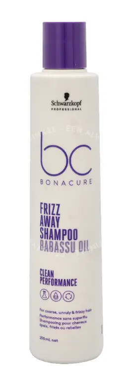 Schwarzkopf Bonacure Frizz Away Shampoo 250ml For Coarse, Unruly & Frizzy Hair - Afbeelding 2