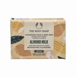 The Body Shop Cleansing Face & Body Bar 100g Almond Milk