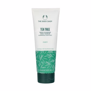 The Body Shop Tea Tree Skin Clearing Daily Scrub 125ml For Oily/Unclean Skin