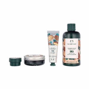 The Body Shop G3 Small Shea Giftset 140ml Hand Cream 30ml/Body Butter 50ml/Shower Cream 60ml