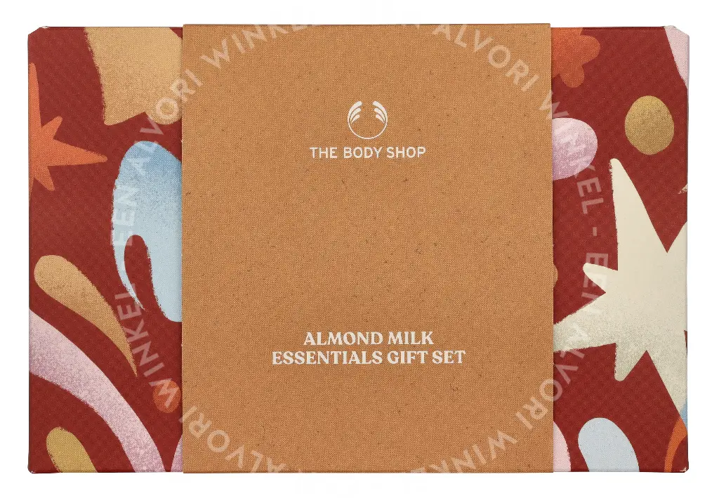 The Body Shop G3 Small Almond Milk Giftset 140ml Hand Cream 30ml/Body Butter 50ml/Shower Cream 60ml - Afbeelding 5