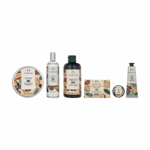 The Body Shop G4 Large Shea Giftset 730ml Body Butter 200ml/Body Lotion 250ml/Shower Cream 250ml/Hand Cream 30ml