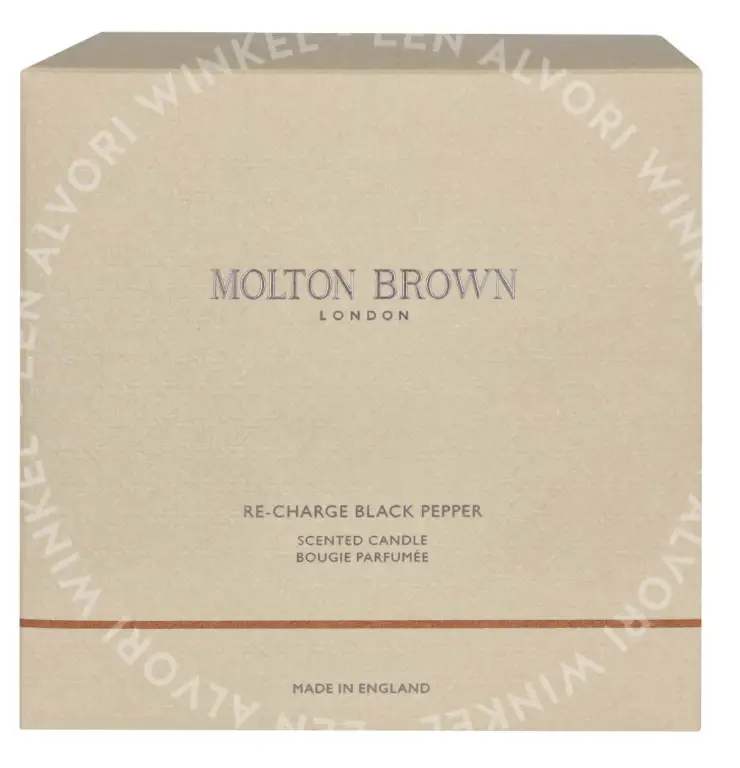 Molton Brown Re-Charge Black Pepper Candle 600g - Afbeelding 5