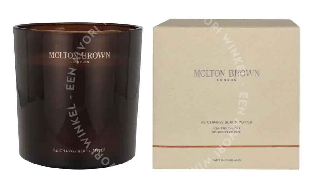 Molton Brown Re-Charge Black Pepper Candle 600g - Afbeelding 4