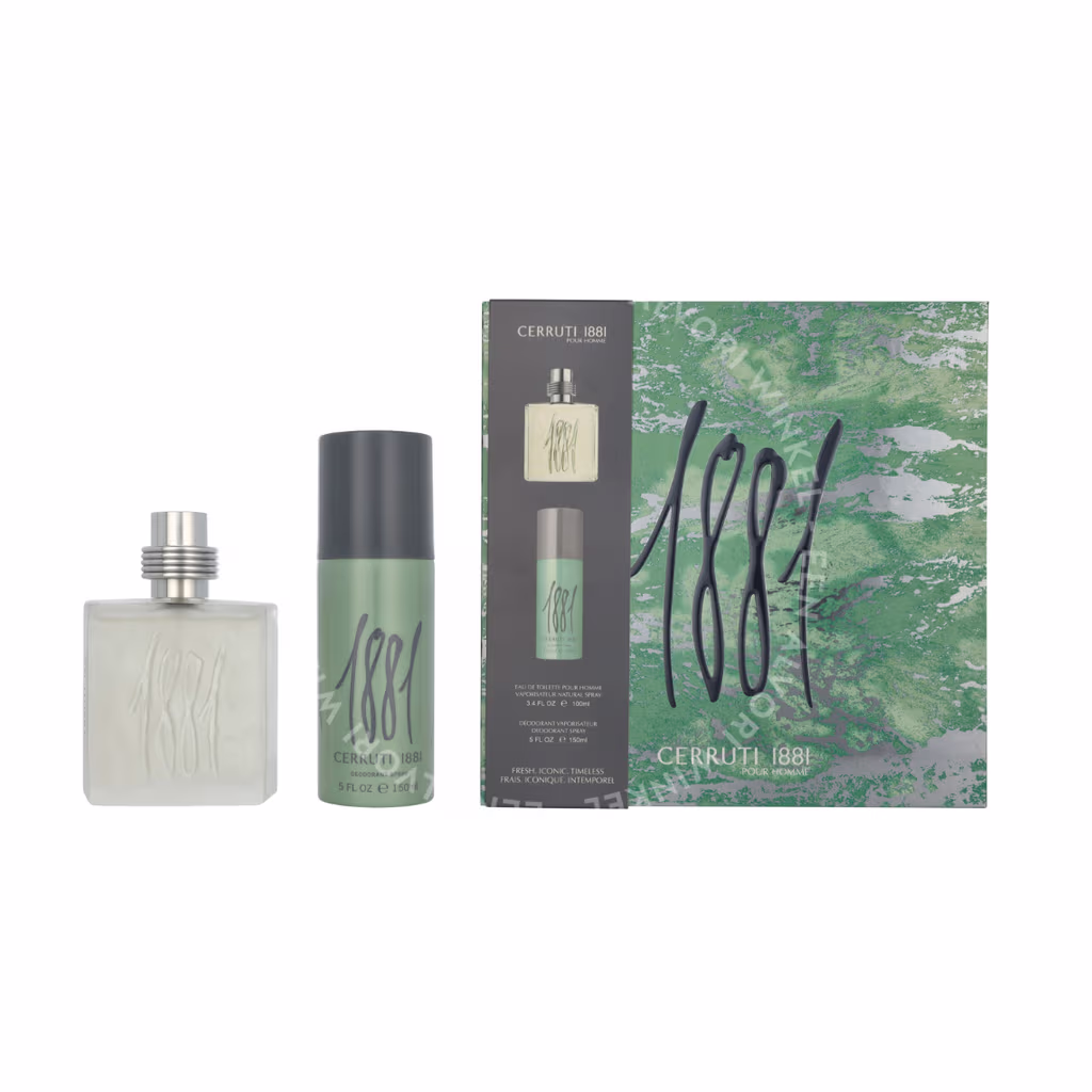 Cerruti 1881 Pour Homme Giftset 250ml Edt Spray 100ml/Deo Spray 150ml - Afbeelding 3