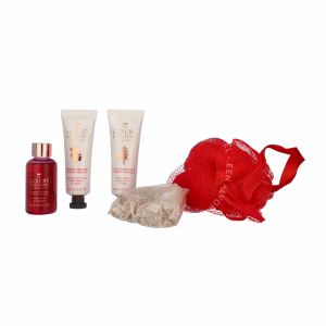 The Luxury Bathing Company Festive Treats Set 150ml Body Wash 50ml/Hand & Nail Cream 50ml/Body Cream 50ml/Bath Caviar