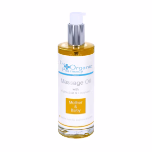 The Organic Pharmacy Mother & Baby Massage Oil 100ml Calendula,Chamomile & Lavender