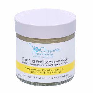 The Organic Pharmacy Four Acid Peel Corrective Mask 60ml Plant Derk De Glycolic, Lactic,  Citric & Tartaric Acid 5%