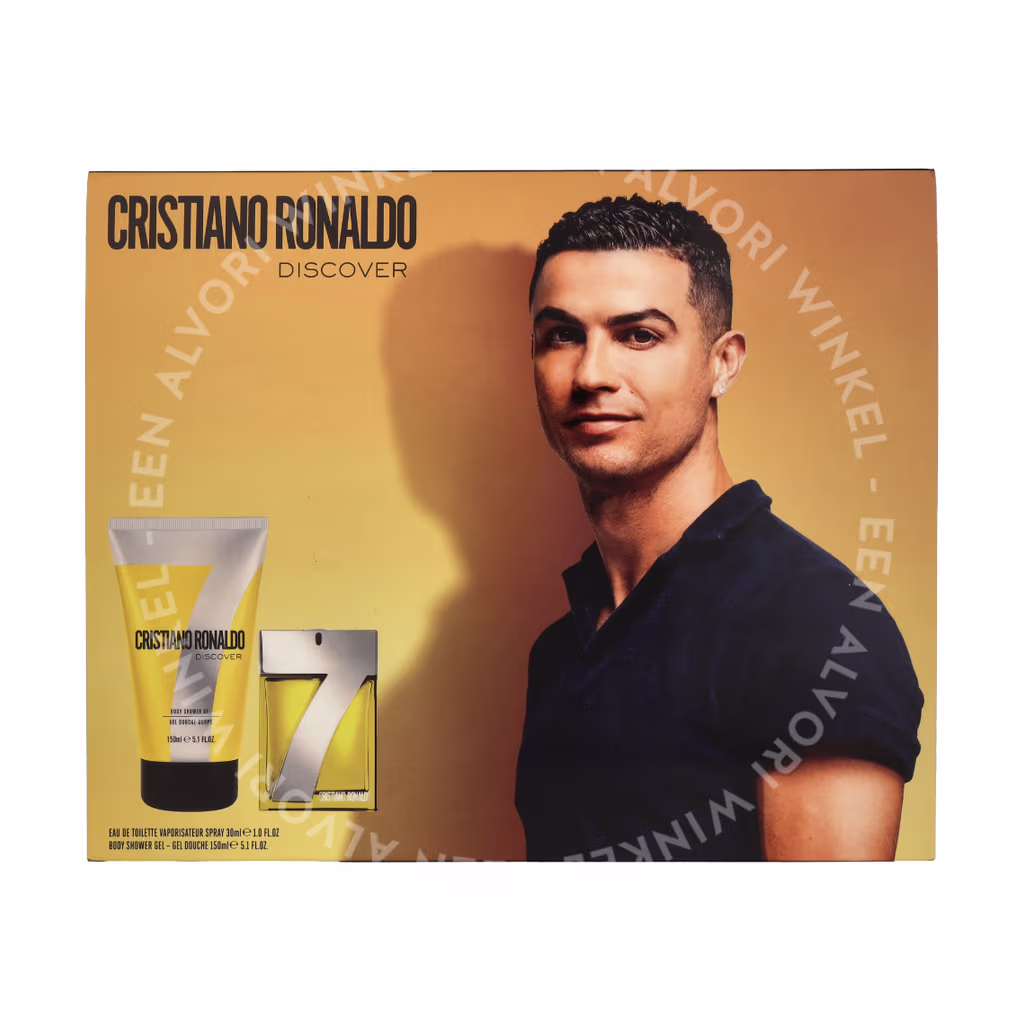 Cristiano Ronaldo CR7 Discover Giftset 180ml Edt Spray 30ml/Shower Gel 150ml - Afbeelding 2