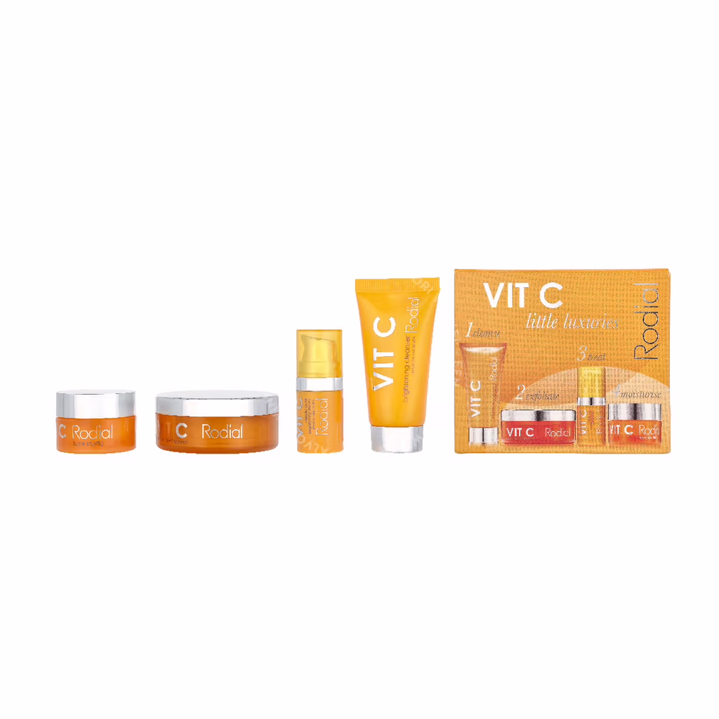 Rodial Vit C Little Luxuries Set 40ml Serum 5ml/Cleanser 20ml/Face Souffle 15ml/20 Pads - Afbeelding 3