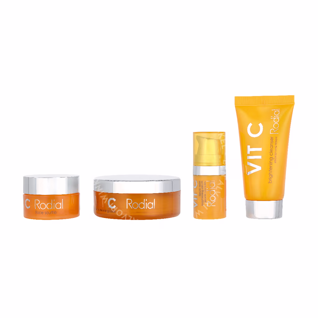 Rodial Vit C Little Luxuries Set 40ml Serum 5ml/Cleanser 20ml/Face Souffle 15ml/20 Pads