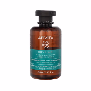 Apivita Oil Balance Shampoo 250ml Peppermint & Propolis
