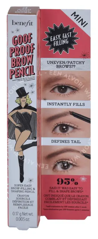 Benefit Goof Proof Mini Brow Shaping Pencil 0.17g #03 Warm Light Brown/12 HR Waterproof - Afbeelding 5