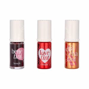 Benefit Lip Tints to Love Set 18ml 3x6ml - 1x Chachatint Lip & Cheek Stain 6ml/1x Lovetint Lip & Cheek Stain 6ml/1x Benetint Lip & Cheek Stain 6ml