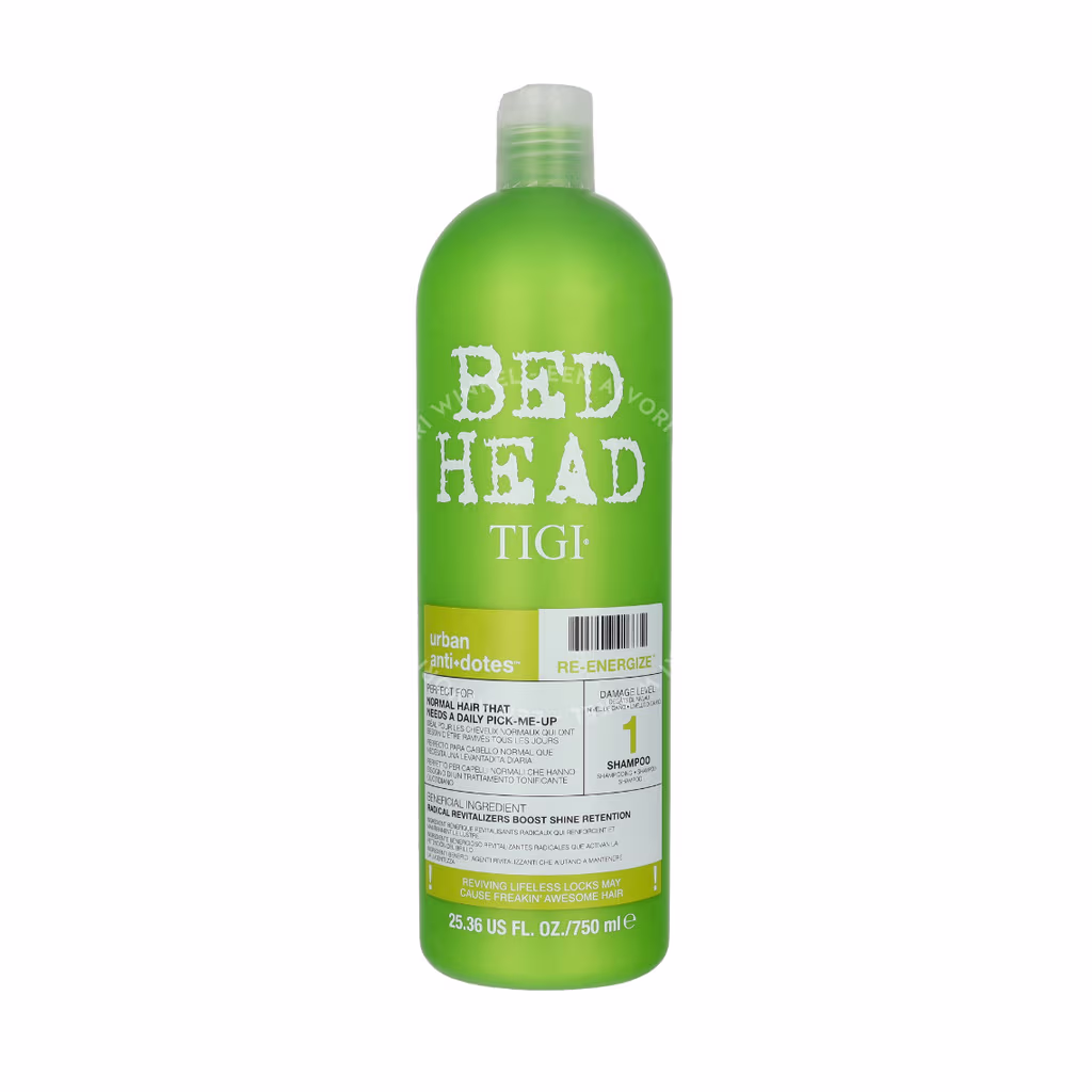 Tigi BH Re-Energize Shampoo 750ml For Normal Hair - Afbeelding 2