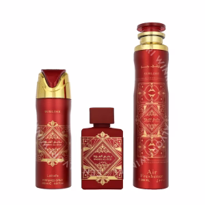 Lattafa Bade'e Al Oud Sublime Giftset 600ml Edp Spray 100ml/Deo Spray 200ml/Air Freshener 300ml