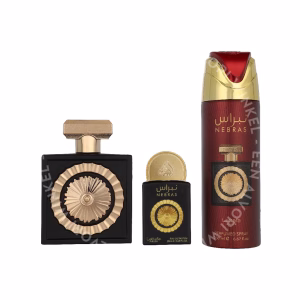Lattafa Pride Nebras Giftset 320ml Edp Spray 100ml/Edp Spray 20ml/Deo Spray 200ml