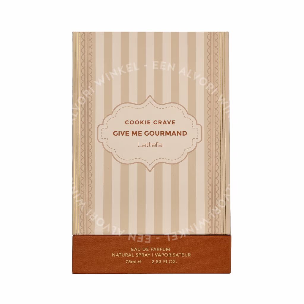 Lattafa Cookie Crave Give Me Gourmand Edp Spray 75ml - Afbeelding 2