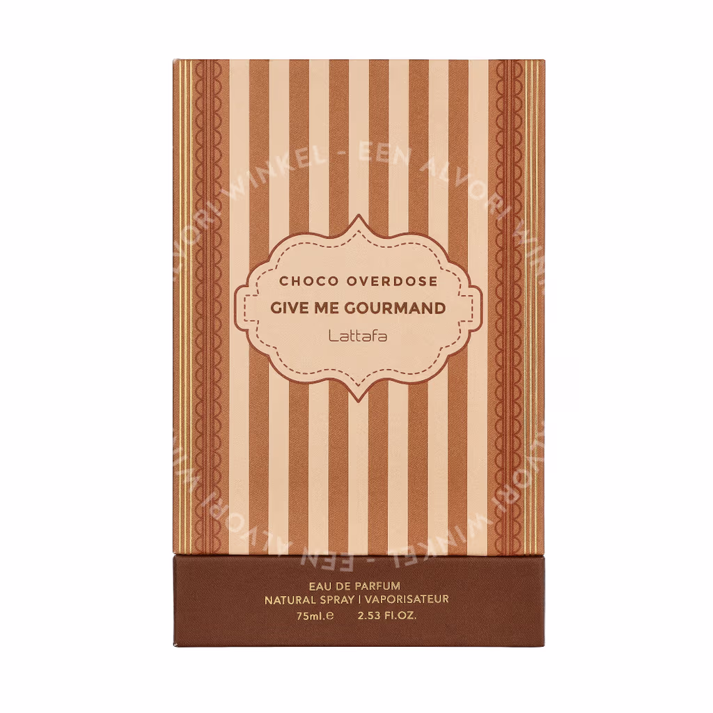 Lattafa Choco Overdose Give Me Gourmand Edp Spray 75ml - Afbeelding 2