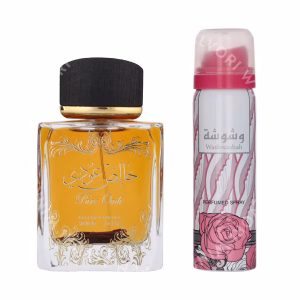 Lattafa Pure Oudi Giftset 150ml Edp Spray 100ml/Deo Spray 50ml