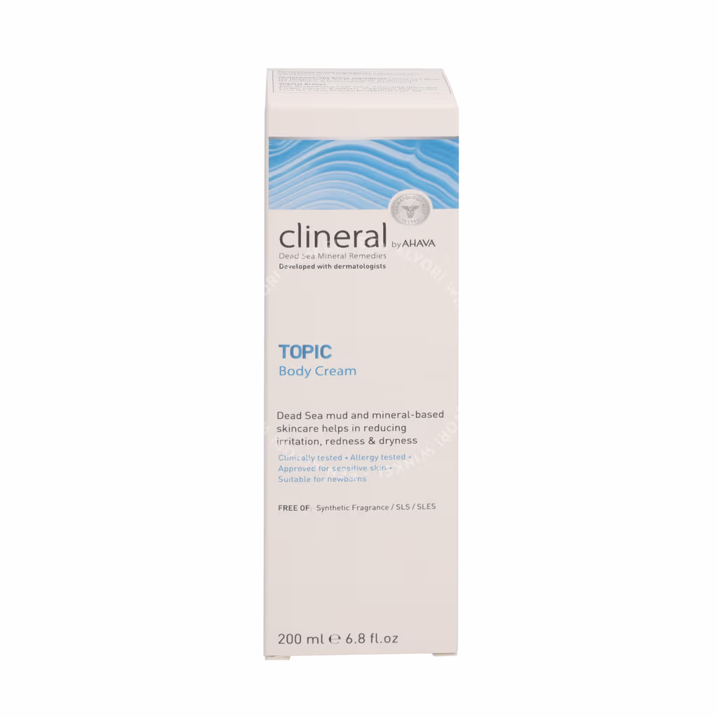 Ahava Clineral TOPIC Body Cream 200ml For Sensitive Skin - Afbeelding 2