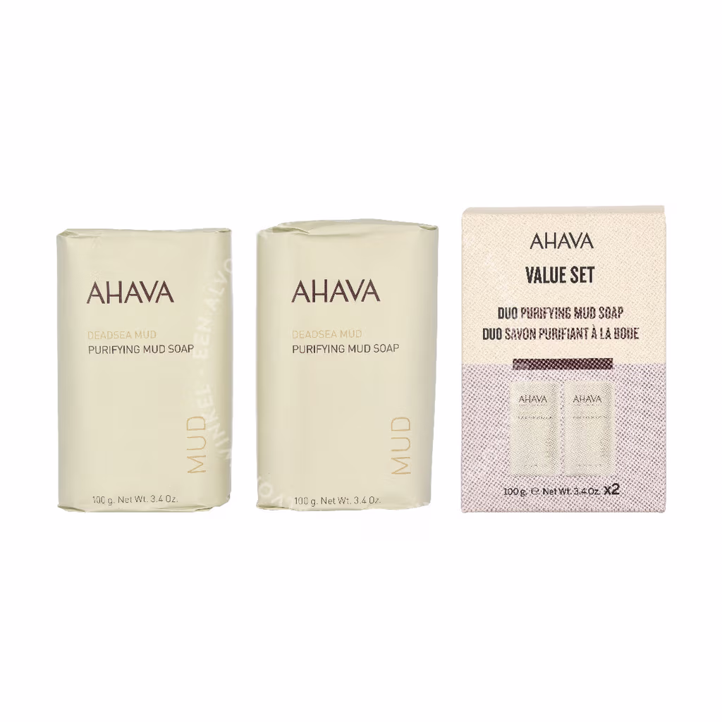 Ahava Dead See Mud Purifying Mud Soap Duo 200g 2x100gr - Afbeelding 3