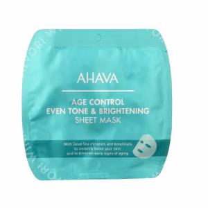Ahava T.T.S. Age Control Even Tone & Bright. Sheet Mask 17g