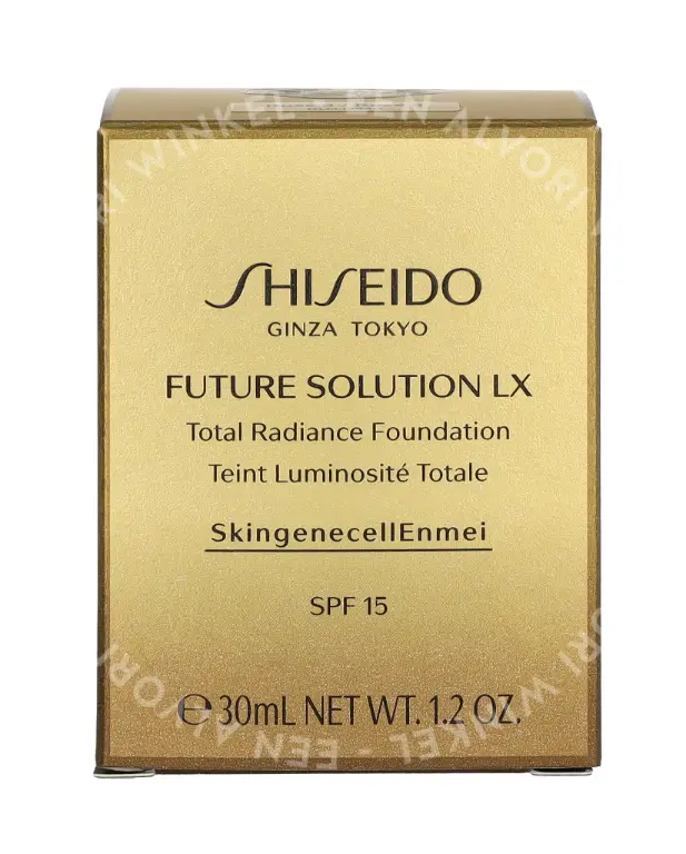 Shiseido Future Solution LX Total Radiance Foundation SPF15 30ml #03 Rose - Afbeelding 5