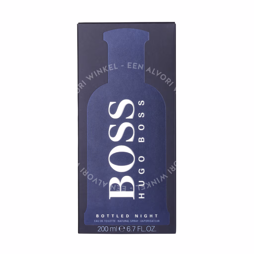 Boss Bottled Night Edt Spray 200ml - Afbeelding 2